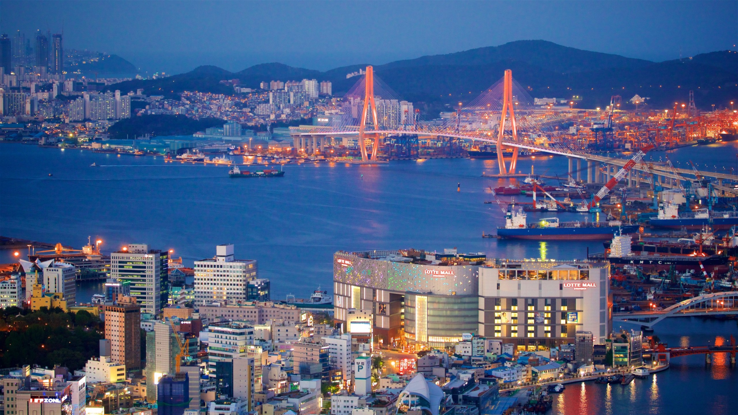 imagem de da urbana de Busan